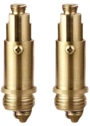 2 Piezas latón de Recambio para desagüe de Lavabo,tapon Lavabo Click clack,Tornillo de Tapón con Mecanismo de Resorte para Fregadero,Repuesto Lavabo y Bañera