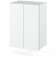 MRBLS Badezimmerschrank (Weiss) – Badezimmerschränke 1 Stück - Hängeschrank Für Badezimmer - Weiß Badezimmerschrank Hängend - Schrank Badezimmer - Wandschrank Badezimmer - 40 x 60 x 25 cm (B/H/T)