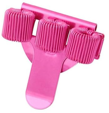 [TopSTuff] Porte-Stylo Triple de Poche pour Blouse Infirmiere, Docteur - Fabriqué en Métal avec Clip d'Attache Robuste (Rose)