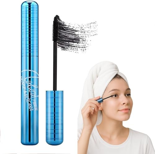 [Wink Mascara Black Volumising & Lengthening Mascara For Thick Dramatic Lashes] - [Waterproof Tubing Formula With Slim Silicone Brush, Gentle For Sensitive Eyes & Mature Skin, Long-Lasting