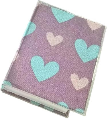 mioosho Album photo de 15,2 cm avec porte-cartes - Album à 100 pochettes avec couvertures en tissu - Pour 100 photos pour les voyages en plein air
