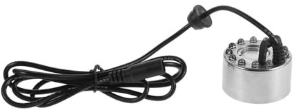 Fontana Nebulizzatore con LED Atomizzatore per Ed Esterni Umidificatore Aria per Decorazioni Halloween e Effetto Nebbia Ricca