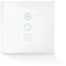 NEDIS SmartLife - WLAN Wandschalter - Sonnenschirm/Verschluss/Vorhang - Wandhalterung - Integriert SmartLife App - Kompatibel mit Amazon Alexa & Google Home, Weiß