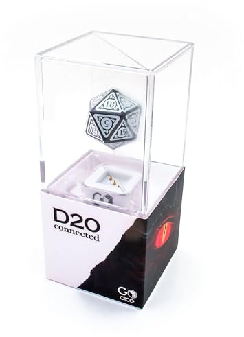 GoCube GoDice D20 Connected – The World’s First Connected Polyhedral Die for Online RPG Play. Physical Die, Real-Time Calculations. Cool Tech Inside