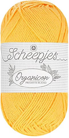 Scheepjes - Scheepjes 238 Glücklich Sonnenblume Organicon Garn - 1x50g