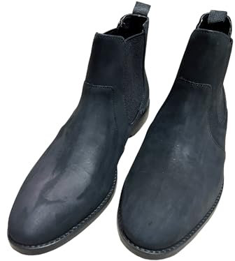 FRETZ men SVEN Stiefeletten Chelsea Schohe Boot Schwarz noir MATT (Schwarz Matt, EU Schuhgrößensystem, Erwachsene, Damen, Numerisch, M, 42)