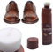 BullTek Sofort-Poliercreme 75 ml, glänzend mit Schwamm, erneuert und belebt die Haut von Schuhen, Taschen und Stiefeln – selbstpolierend, zum Schutz und Glanz des Leders, braun, 75 ml