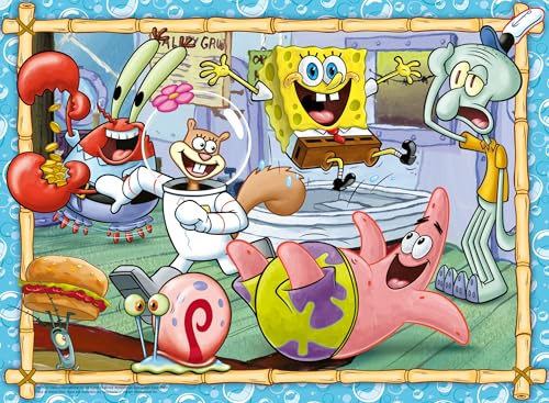 Ravensburger Spongebob Squarepants XXL 200 piece Jigsaw Puzzle for Adults and Kids Age 8 Years Up