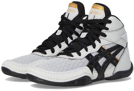 ASICS Kid's Matflex 7 Grade School Wrestling Shoes, 4.5, Concrete/Black