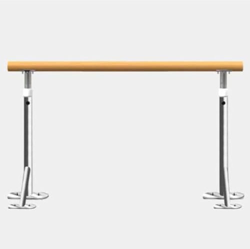 Barre de Ballet Portable, réglable en Hauteur de 80 à 120 cm, Robuste, pour l'équilibre et Les étirements (métallique - 150 cm).
