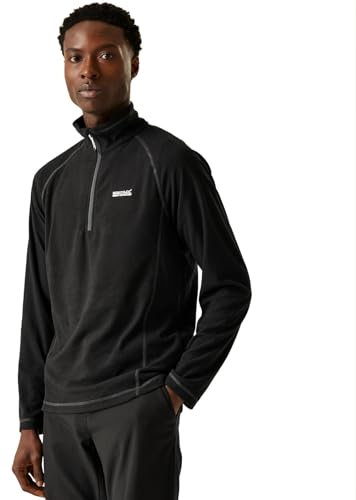 Regatta Herren, Fleece-Jacke, Schwarz, XL