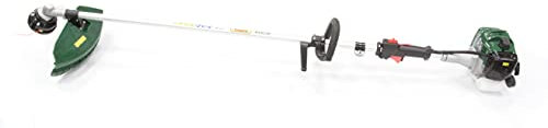 Webb WEBC26 26cc Straight Shaft, 2-Stroke Petrol Brushcutter and Lawn Edger with Twin Cutter Heads and Anti-Vibration Loop Handle - 3 Year Guarantee