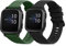 kwmobile 2X Sportarmband kompatibel mit Garmin Venu Sq Music/Sq Armband - Fitnesstracker Band Set aus TPU Silikon