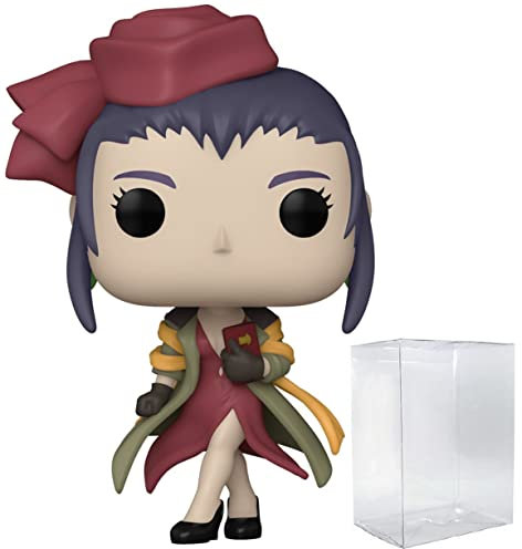 POP Cowboy Bebop - Faye Valentine Funko Pop! Vinyl Figure (Bundled with Compatible Pop Box Protector Case), Multicolor, 3.75 inches