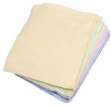 GLEAVI 100piezas Toallitas Microfibra Para Gafas Paños Limpiar Paño Limpiar Pantallas Colores