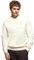 Polo Club Felpa Uomo a Girocollo con Logo Beige - Sweatshirt Senza Cappuccio Crewneck 100% Cotone