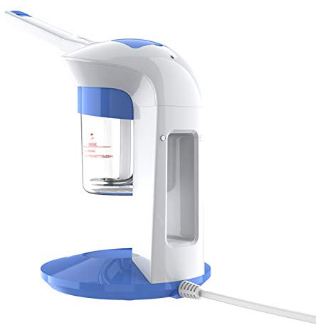 Vaporizzatore Facciale Portatile Vaporizzatore Agli Ioni di Vapore All'ozono Cura del Viso, Aromaterapia, Umidificatore con Rotazione a 360 ° per Pulizia Profonda e Idratazione