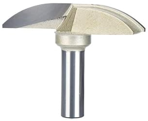 MNUPL Herramientas CNC de carpintería con Mango de 1/2 , Cuchillo de Media Luna for Puerta, Fresa de Grabado de carburo for Madera Dura MDF, 1 ud.(6640)