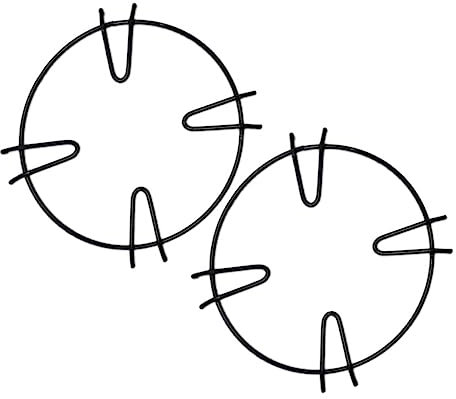 Cabilock 4pièces Support Pour Cuisinière à Gaz Robustes Pour Casseroles à Lait Accessoire Pour Plaque à Gaz Anti-casseroles Stable