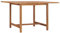 Myheimly Garten-Esstisch 110x110x75 cm Massivholz Teak 3015078de Quadratisch