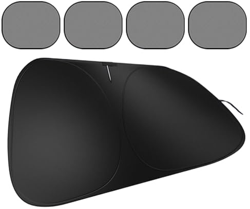 Le Pare-Brise de Voiture, de Soleil pour Le Pare-Brise de Voiture | Couvoirs de fenêtre de Voiture Pliable isolés | Visors de Protection de Protection UV Portable légers Visors de Protection automobi