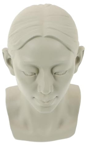 Housoutil Gips Porträt Skulptur Büstenstatue Kleine Komponisten Büste Dekoration für Heimbüro und Schreibtisch Klassische Gipsfigur mit Feiner Handwerkskunst für Künstler und Kunststudenten