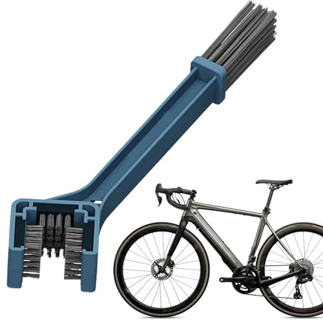 Strumento per la pulizia del , kit di spazzole per catena per moto, dispositivo di rimozione dello sporco resistente all'usura, accessorio per ciclismo, scooter, manutenzione ingranaggi per