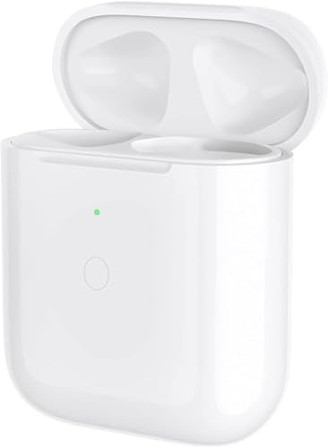 Compatibile con AirPods Pro di 1a/2a generazione, custodia di ricarica di ricambio per dispositivi Apple, batteria da 550 mAh con accoppiamento Bluetooth e pulsante di sincronizzazione (senza