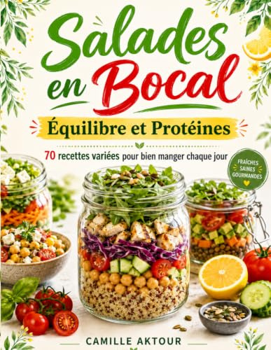 Salades en Bocal Equilibre et Protéines 70 Recettes variées pour bien manger chaque jour