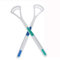 Xrten 2Pcs Oral Brosse, Langue Grattoir à Langue Grattoir Inhibant les Bactéries Brosses à Langue Balayeuse Antimicrobienne