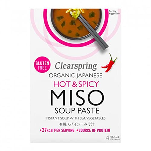 Clearspring Organic Instant Miso Soup Paste (Hot & Spicy)