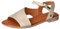 Mustang Damen 1388-801 Flache Sandale, Elfenbein, 36 EU
