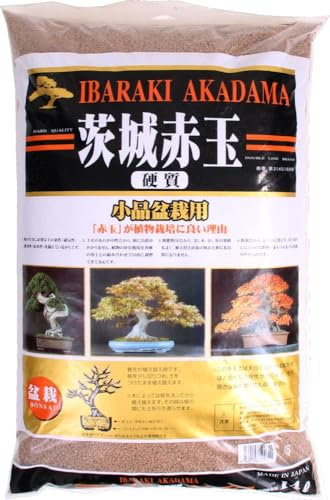 Japan Bonsai-Erde Akadama 1-3 mm Ibaraki hart 4 Liter (Nicht original verpackt)