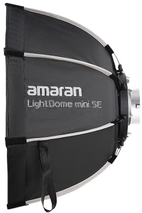 Amaran Light Dome Mini SE – Studio Softbox para Amaran 60/100/200 Series, Aputure LS 60, LS 300D, 300D II, 300X y otros Bowens Mount Video LED Light