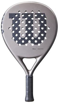 Wilson Padel Carbon Force Racket, Carbon fibre/EVA, 365 g