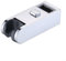 Universal 30*15mm-30*18mm Chrome Shower Rail Head Slider Bar Holder Adjustable Bracket Chrome Shower Rail Head Holder, Adjustable Bracket for Square Tube Slider Bar(30x15mm )