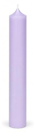 Bütic GmbH Lot de 8 bougies à tige colorées 180 mm x Ø 22 mm – Bougies hautement nettoyées, durée de combustion 8 h, sans odeur, faible suie avec combustion sans résidu, couleur : lilas