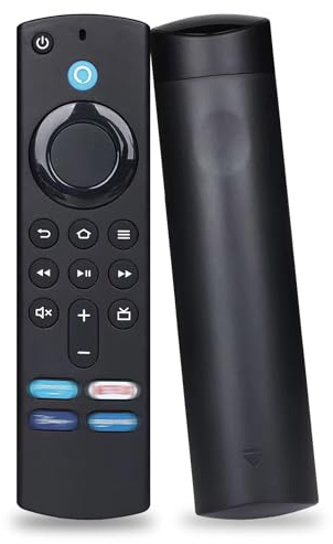 Replacement Voice Remote Control Fit, Replacement FireStick Voice Function Remote Control, Fire Stick 3rd Gen Remotes Controlled Compatible, for AMZ Smart TVs 4K/4K Max/Lite/Cube Stick