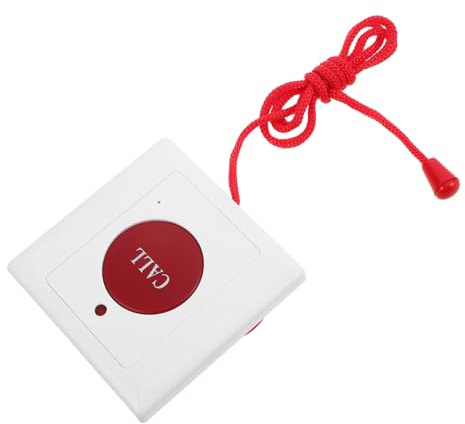 ABOOFAN Botón de Emergencia con Cuerda Tirador Doble Alarma para Asistencia Discapacitados y Mayores Hogares Hospitales y Residencias