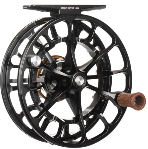 ROSS REELS Evolution LTX 4-5wt Black Fly Fishing Reel | Durable Lightweight Aluminum Large Arbor Reel for Trout, Redfish, Bonefish, Snook Fishing