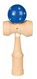 GOKI - Kendama Puzzle en Bois, Couleur Bleu (Multicolore) (63891)