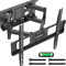 TV Wandhalterung, PUTORSEN TV Halterung Schwenkbare Neigbare für 32-70 Zoll LED LCD Flach & Curved Fernseher oder Monitor hält bis zu 50kg, max.VESA 400x400mm