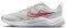 NIKE Men's Downshifter 12 Sneaker, Platinum Tint Lt Crimson Black White, 10.5 UK