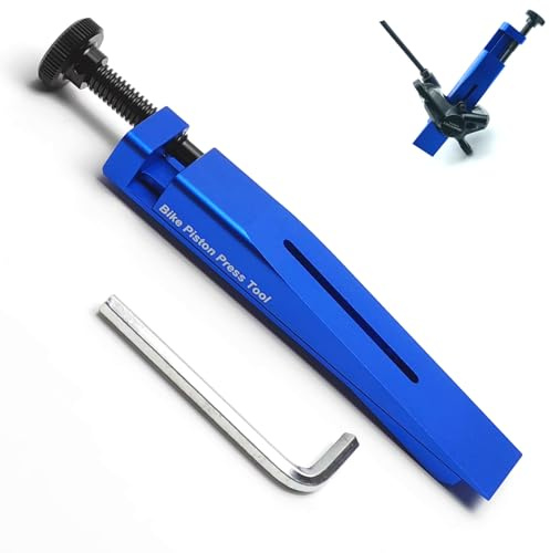 BININIU Outil de Presse à Piston de vélo pour Shimano, Outil de Frein pour étrier de Frein à Disque pour Shimano, pour Shimano 2 Pistons/4 Pistons, Largeur 0,95 pouce/24 mm, Universel,Blue