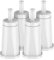 GLACIER FRESH (4 Pack) Water Filter Compatible with Sage® Coffee Machines Barista Express Pro Oracle Touch, Replacement for ClaroSwiss® Water Filters for BES870/875/878/880/980/990/500/810
