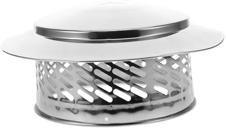 Ciieeo Copertura Per Comignolo Universale Comignolo Rotondo Comignolo Antipioggia Comignolo in Acciaio Inox Comignolo Esterno Coperchio Per