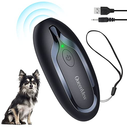 Bubbacare Anti Bell Gerät Hunde, Antibell Ultraschall Gerät mit Variabler Frequenz, Effektiv Lange Reichweite Gegen Bellen Hunde den Innen- und Außenbereich