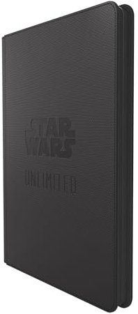 Gamegenic Star Wars : Unlimited Card Game - Album zippé 18 pochettes - Noir - Accessoire de cartes à collectionner - À partir de 12 ans
