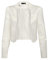 Bolerose Formel Satin Manches Longues Boléro Veste (Ivoire, L)