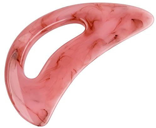 Nivofu Großes Gua Sha Massagegerät, Ganzkörper Guasha Cellulite Massage Gua Sha Schaber, Lymphdrainage Massagegerät für Rücken Hals Gesicht Bein Massage Tool,Muskelentspannung& Schmerzlinderung(Rosa)